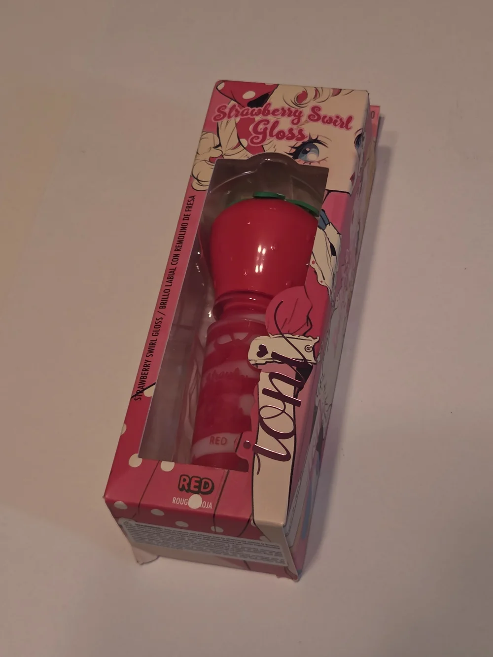 Strawberry Swirl Gloss - Red Lip Gloss